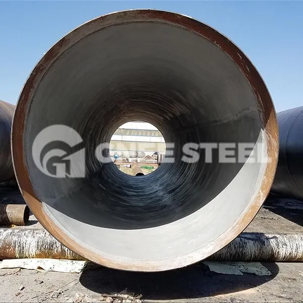 Sementsmúrfóðruð ryðvarnarstálpípa