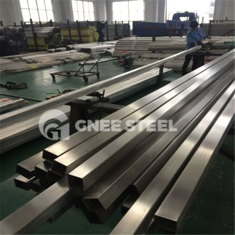 Ferkantað ryðfrítt stálrör fyrir vélrænt